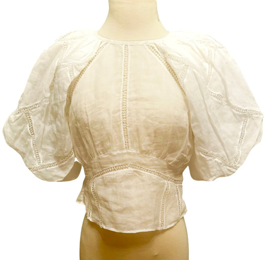 FRAME white blouse